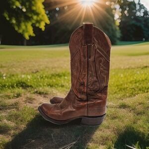 Vintage The Sanders Boots Cowboy Boots Mens 11D